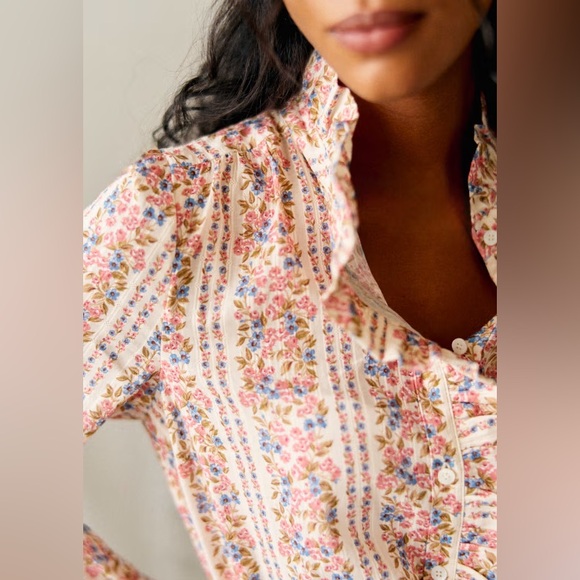 Sézane Printed Floral Frises Fleurettes CHLO Size UK 36/US 4 NWT - Picture 3 of 9